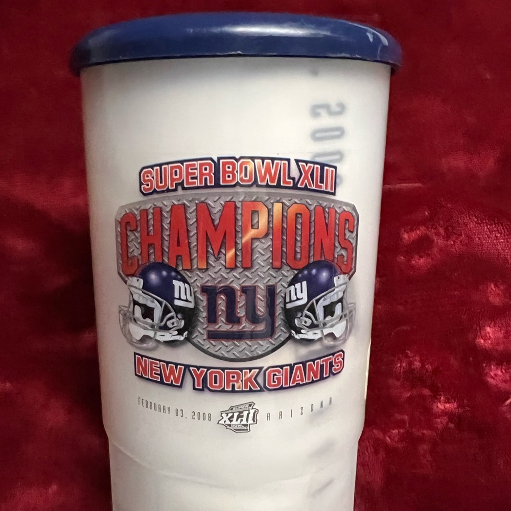 NWT NY Giants NFL Super Bowl XLII Champions Mug with Large T-shirt